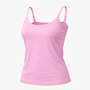 Ladies Tank Top Pink - Solid